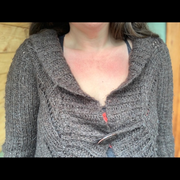 Brown Dex cardigan size small - Picture 2 of 4